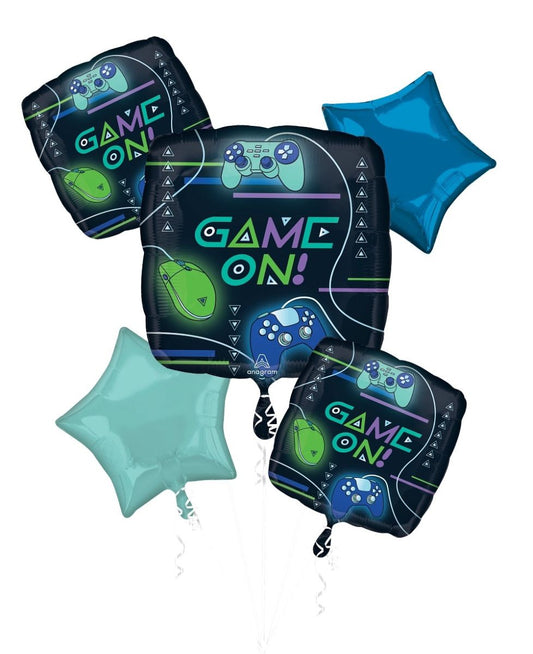 Video Gaming Themed Foil Bouquet