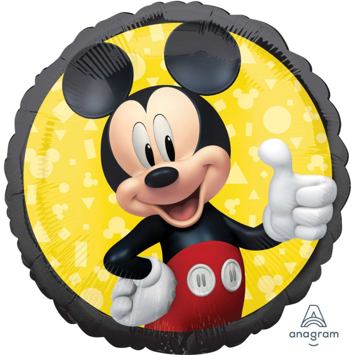 Mickey Mouse On Standard Size Licensed Foil Balloon