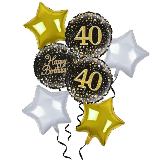 40th Birthday Foil Bouquet