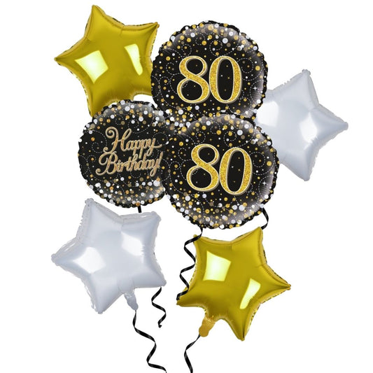 80th Birthday Foil Bouquet