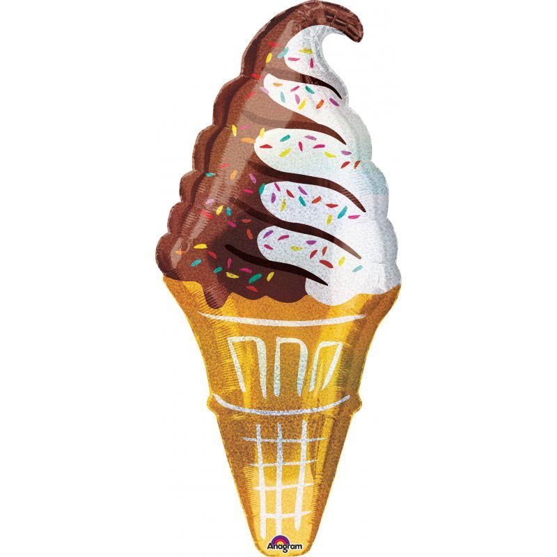 Ice Cream Cone Shape Foil Balloon