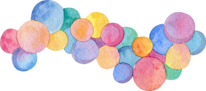 Watercolor illustration. Holiday. Garland