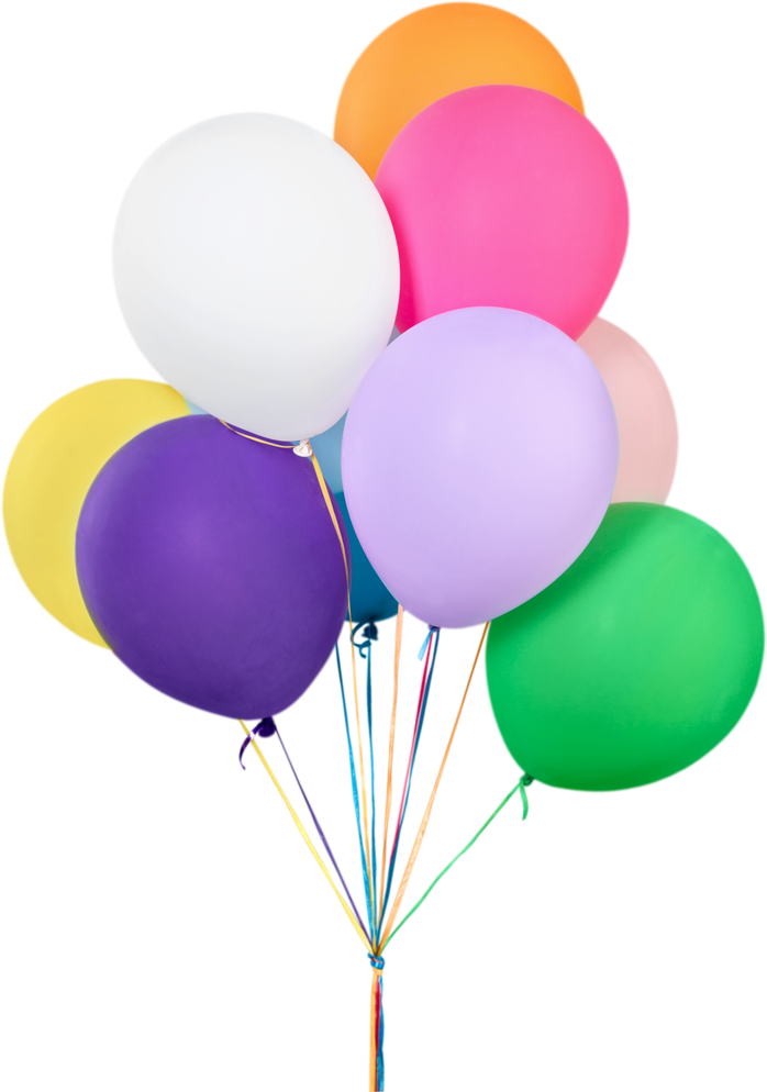 Bunch of Colorful Balloons